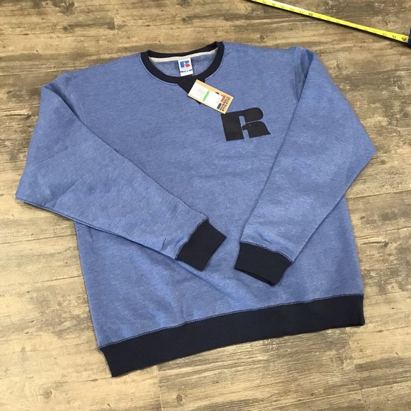 NWT Russell Athletic Big Logo Sweatshirt Pullover Crewneck Men‎ Size Large $60 - Picture 9 of 9